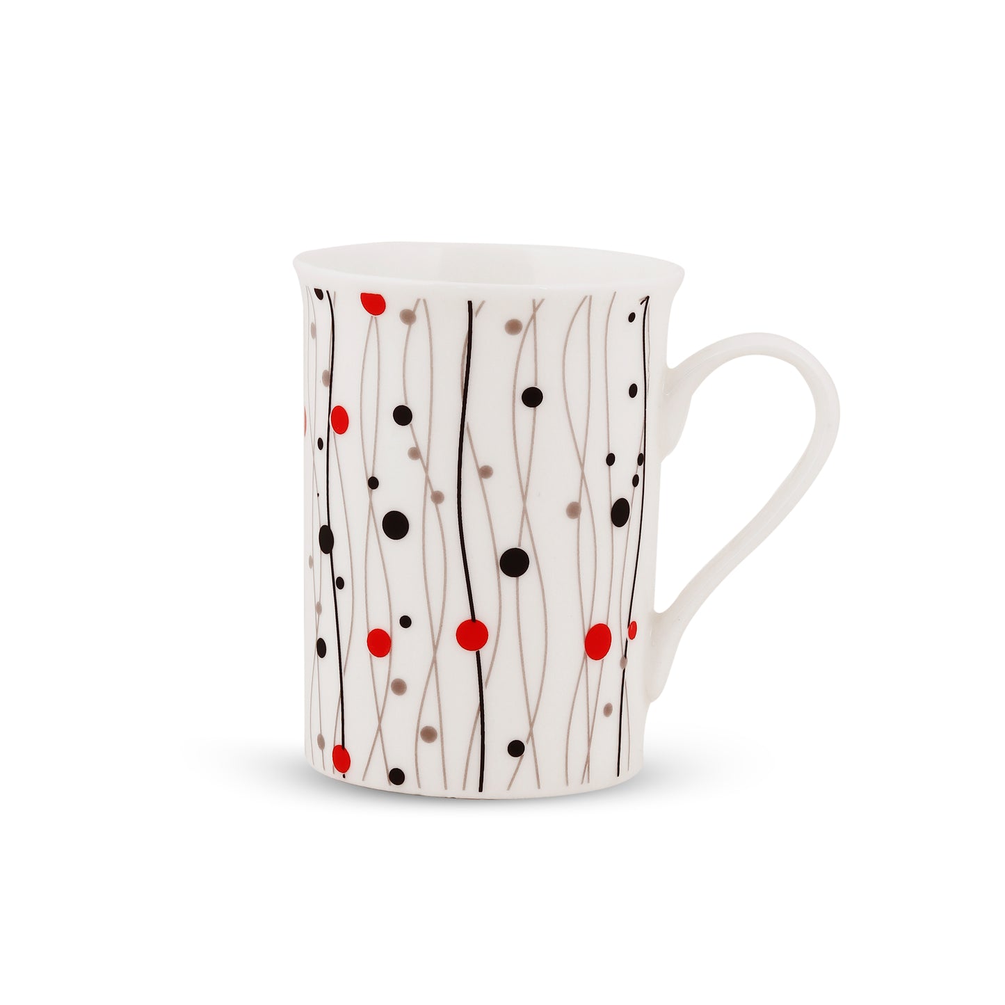 Panama Mug with Abstract Dots-milk mug collection