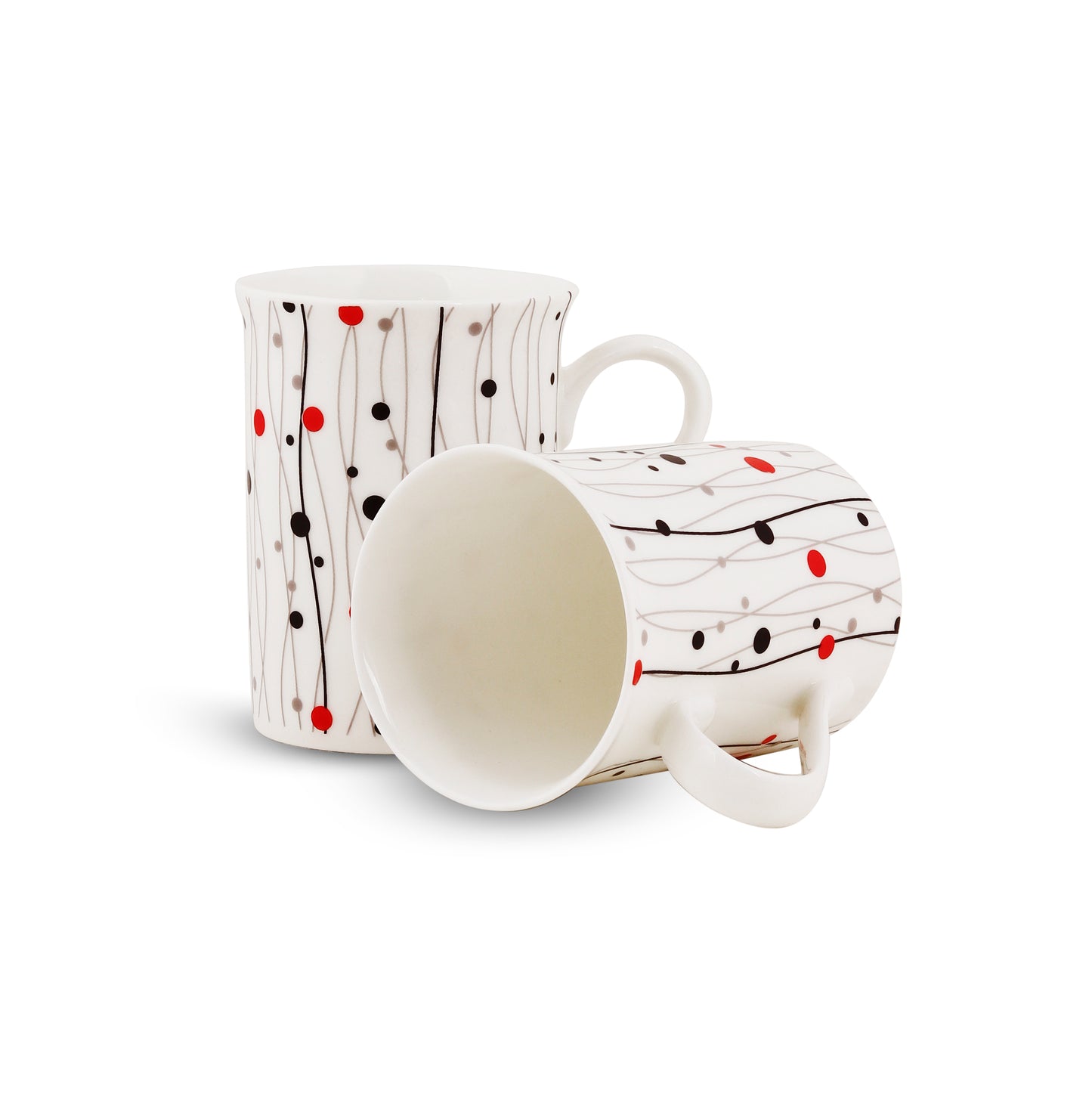 Panama Mug with Abstract Dots-milk mug collection