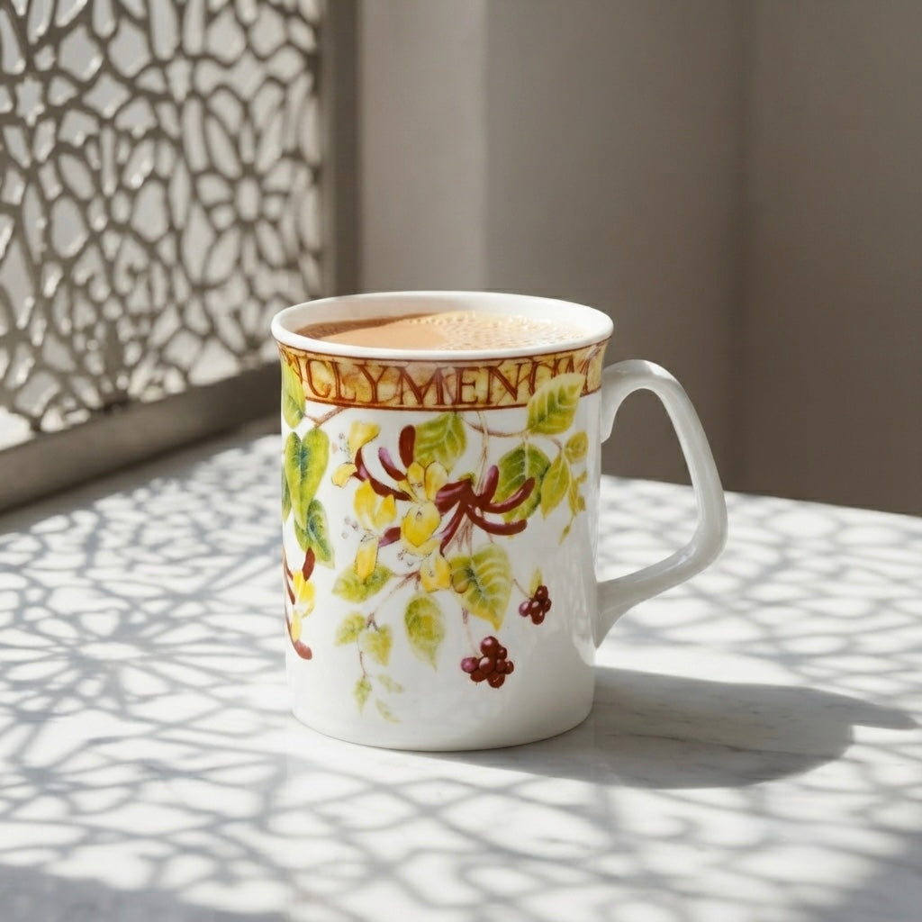 Marlborough Mug in Flora-stylish milk mug My Store