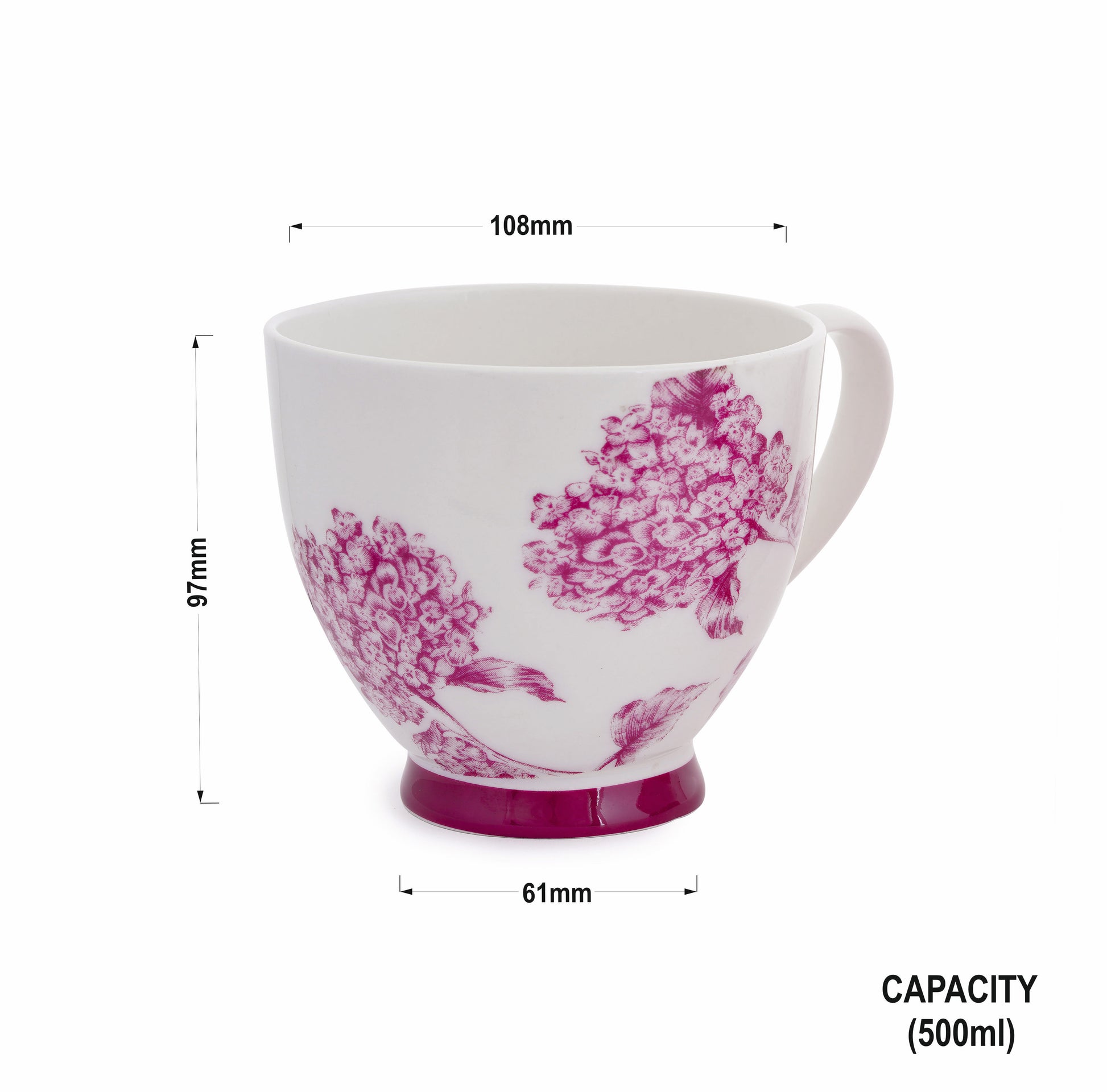 Noah Mugs in Purple Bloom (Pack of 2) My Store