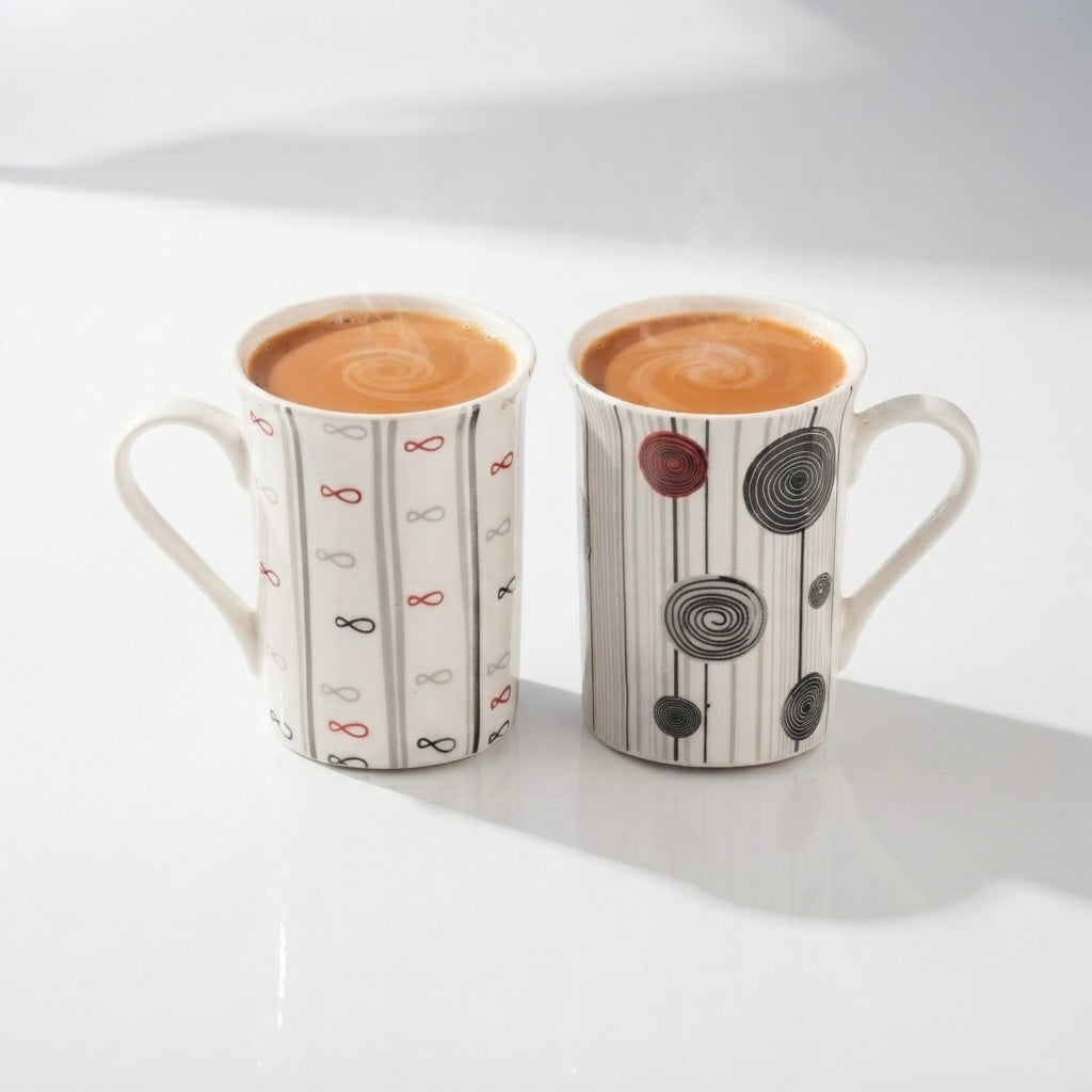 Dandy Lines Panama Mug with Abstract Design My Store