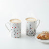 Panama Mug with Abstract Dots-milk mug collection My Store