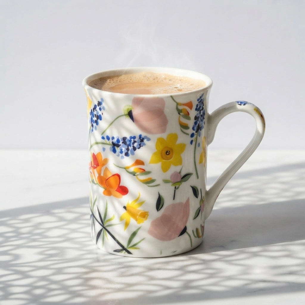 Dandy Lines Panama with English Multicolour Flowers My Store