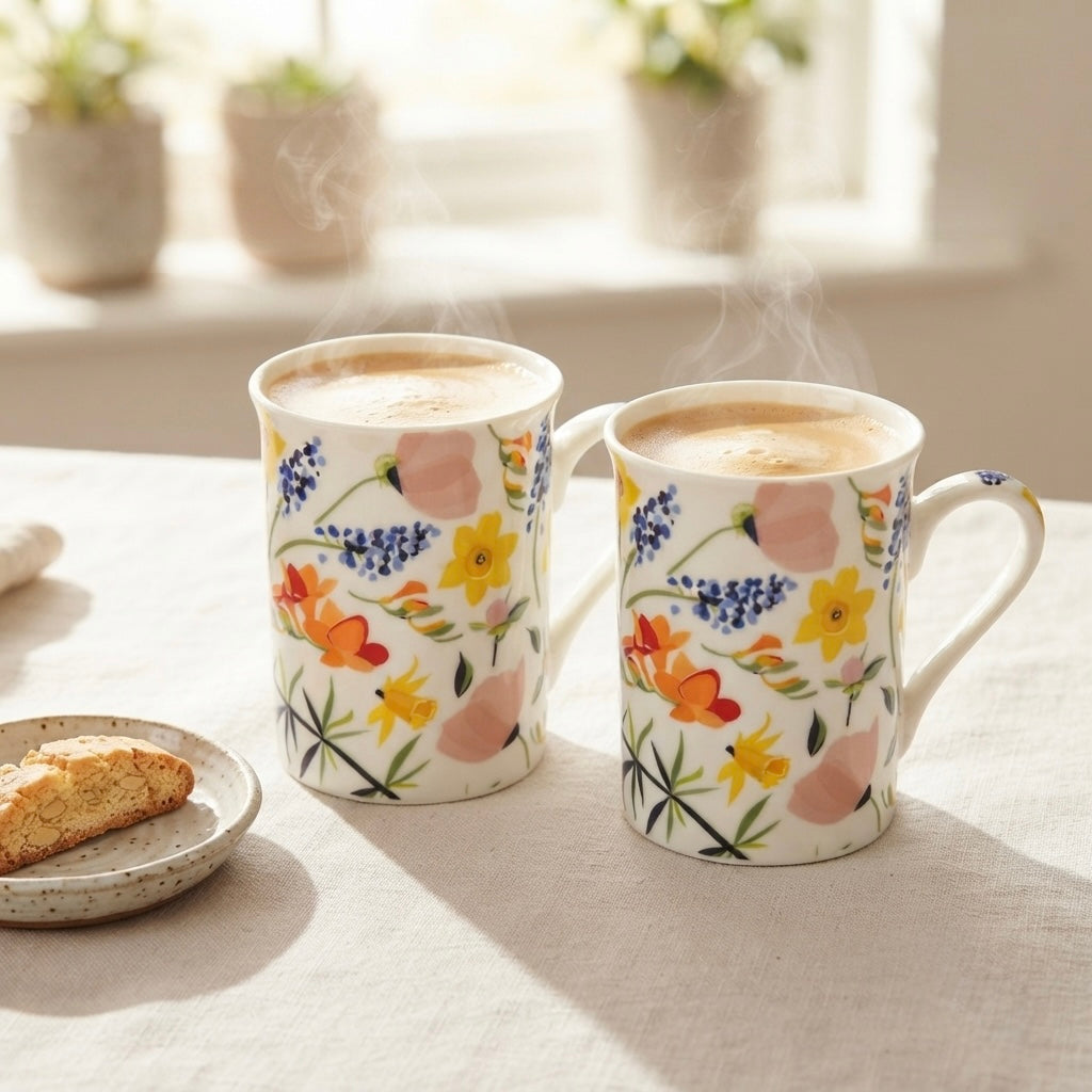 Dandy Lines Panama with English Multicolour Flowers My Store