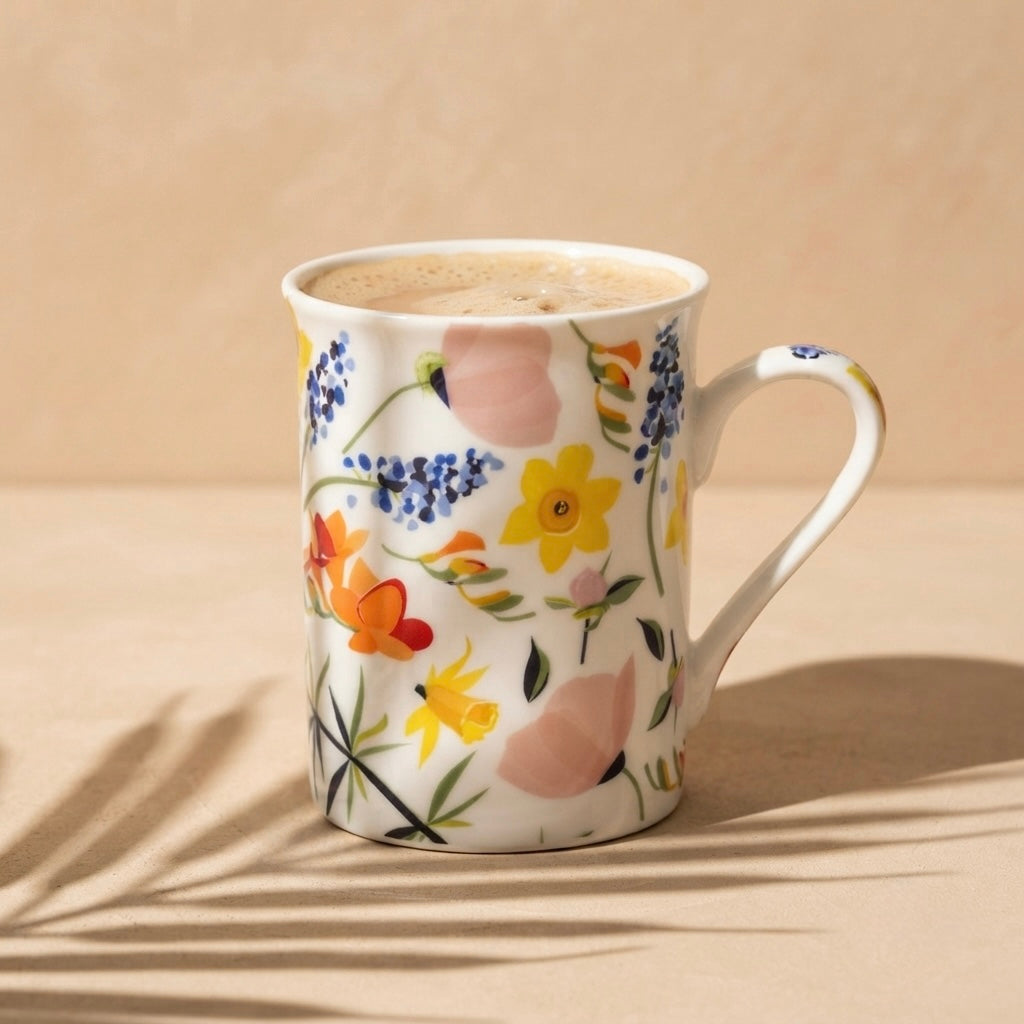 Dandy Lines Panama with English Multicolour Flowers My Store