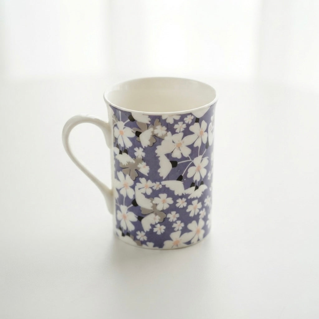 Panama Mug with Medley Flowers-stylish milk mugs My Store