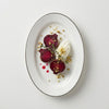 White Platter with Pure Platinum featuring glossy finish and premium platinum border