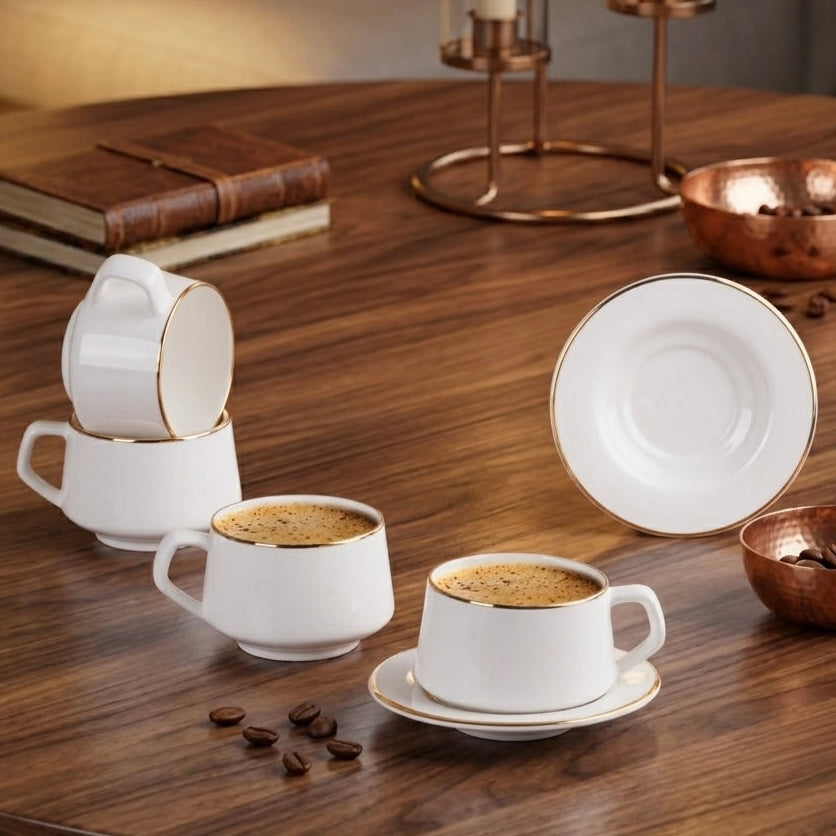 Sana Gold Cup Saucer Set