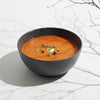 DATA Sattva Serving Bowl in Grey Matt, Set of 2 Dandy Lines by DATA