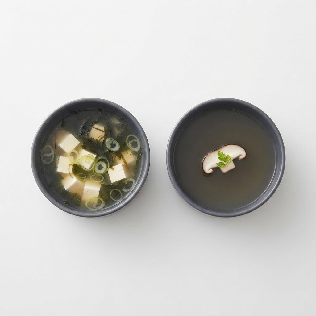 DATA Sattva Matcha and Soup Bowl in Grey Matt, Set of 4 Dandy Lines by DATA