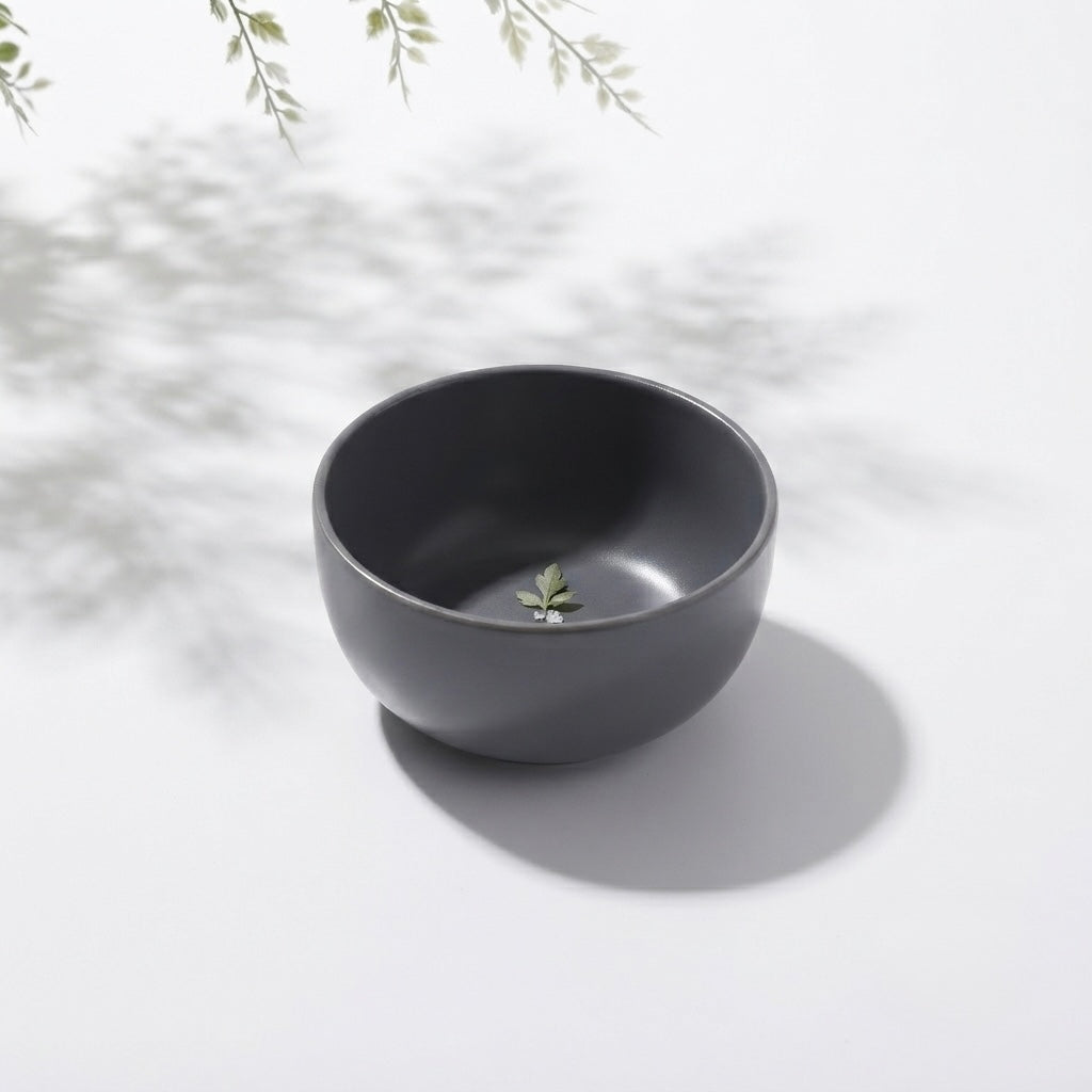 DATA Sattva Grey Matt Veg Bowls, Set of 6 My Store