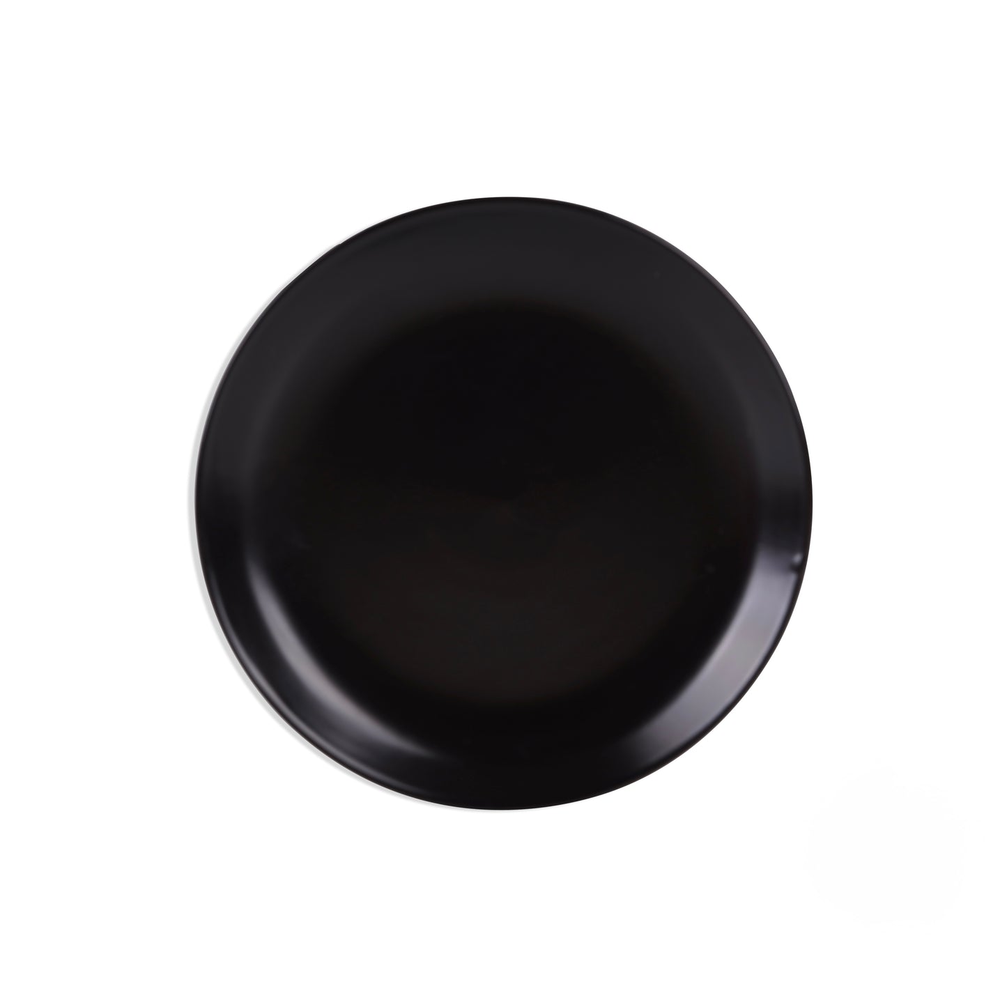 Black Matt Ceramic Sattva Quarter Plates, Set of 2 My Store