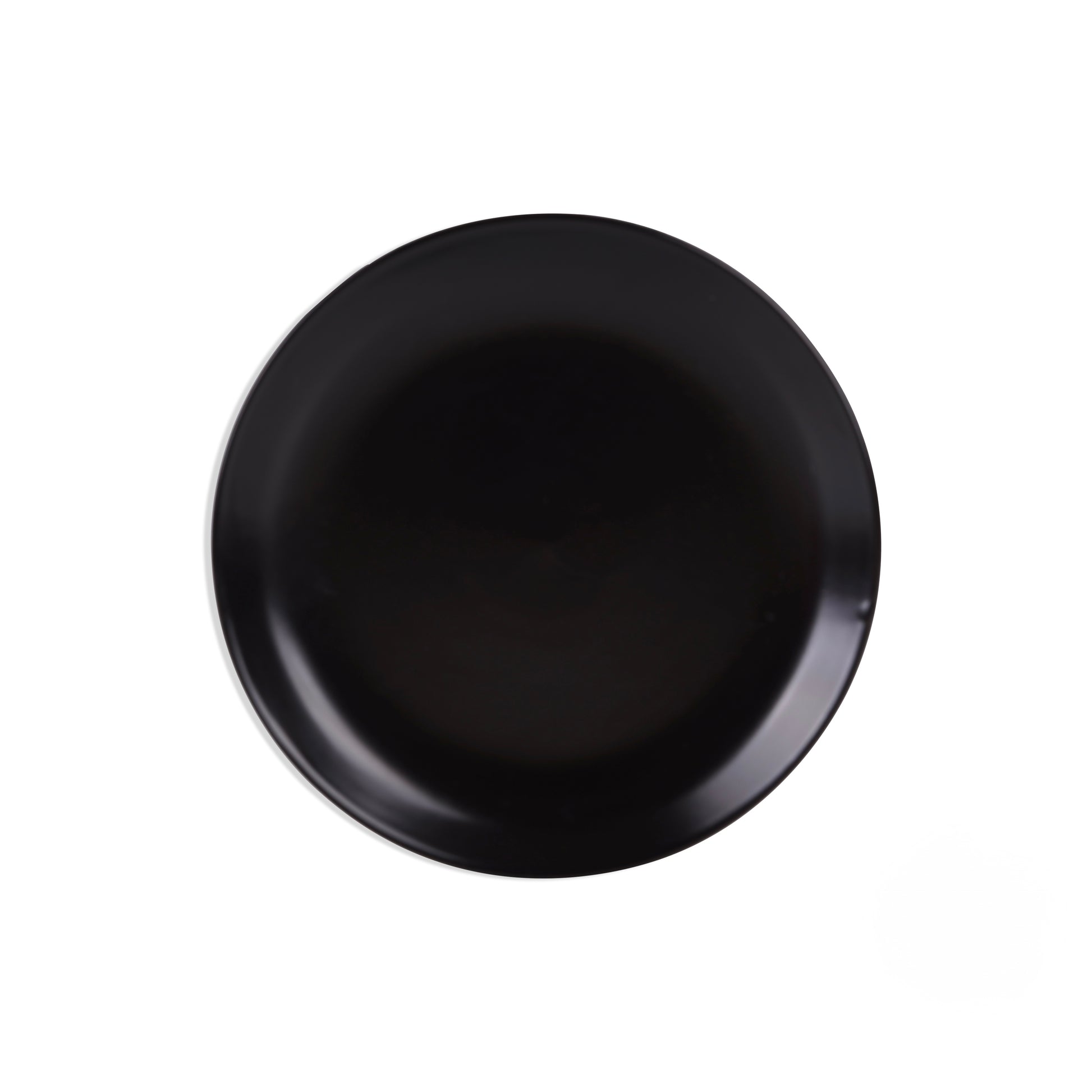 Black Matt Ceramic Sattva Quarter Plates, Set of 2 My Store