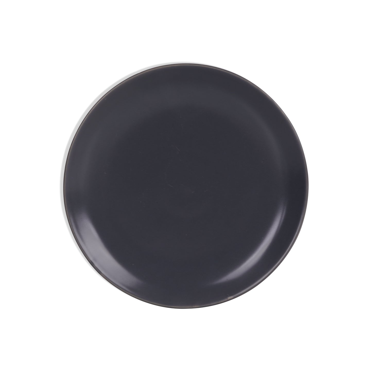 Grey Matt Ceramic Sattva Quarter Plates, Set of 2 My Store