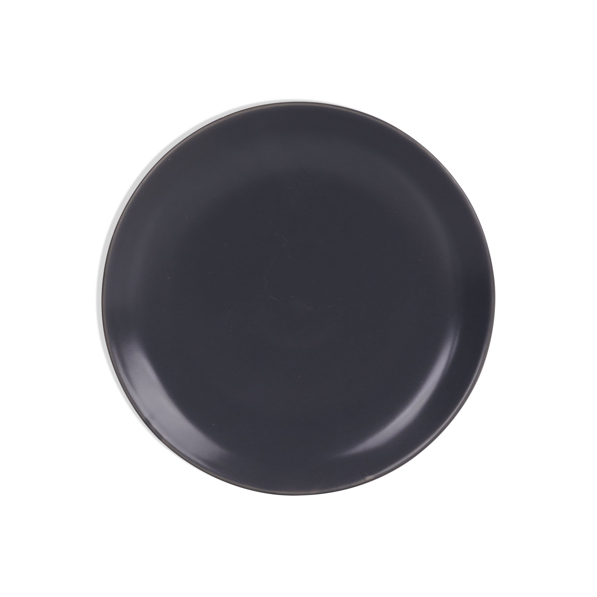 Grey Matt Ceramic Sattva Quarter Plates, Set of 2 My Store