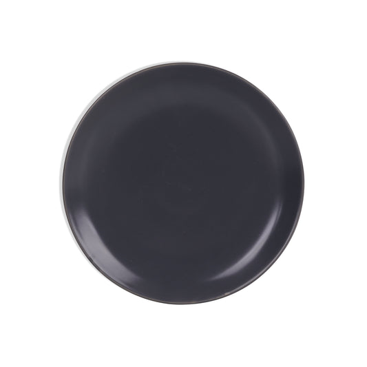 Grey Matt Ceramic Sattva Quarter Plates, Set of 2 My Store