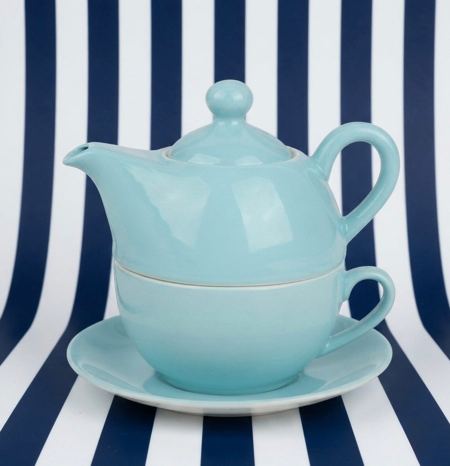 Tea Set in Teal-stylish tea set My Store
