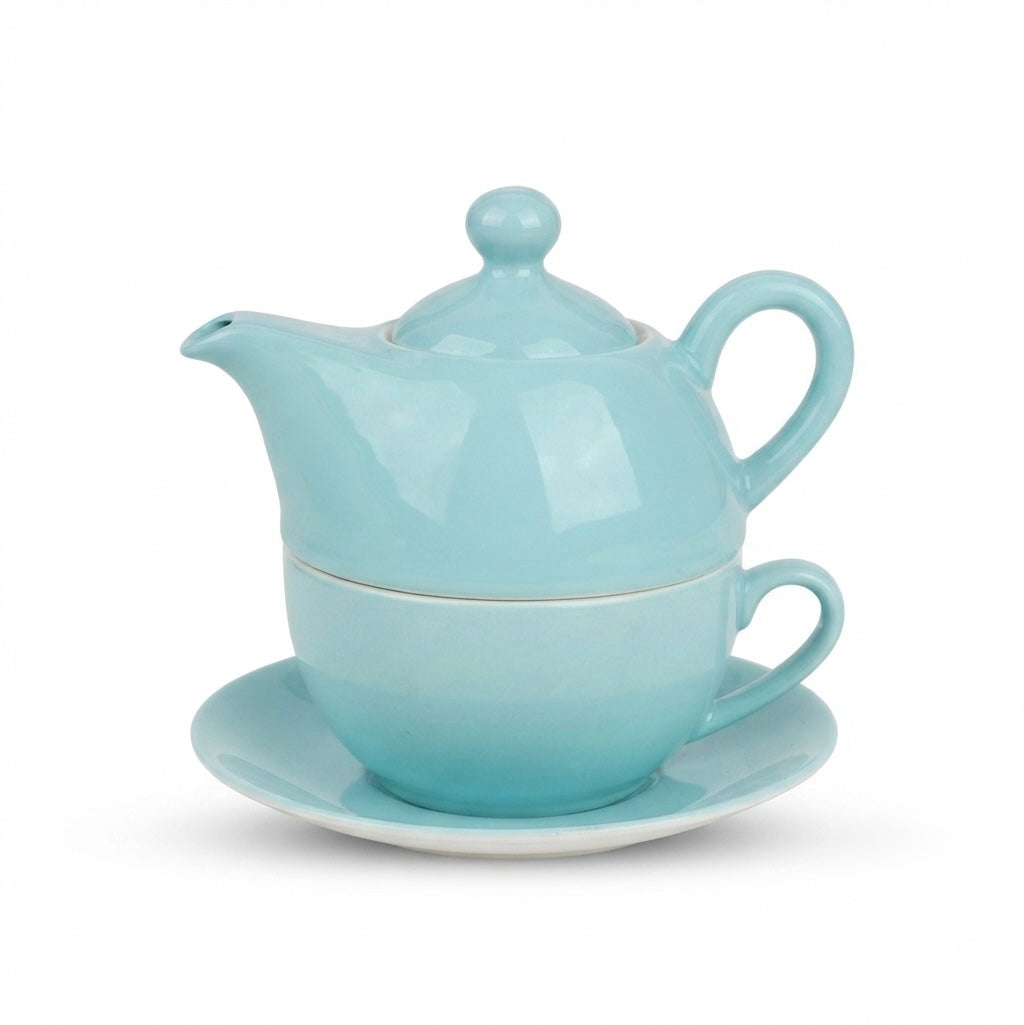 Tea Set in Teal-stylish tea set My Store