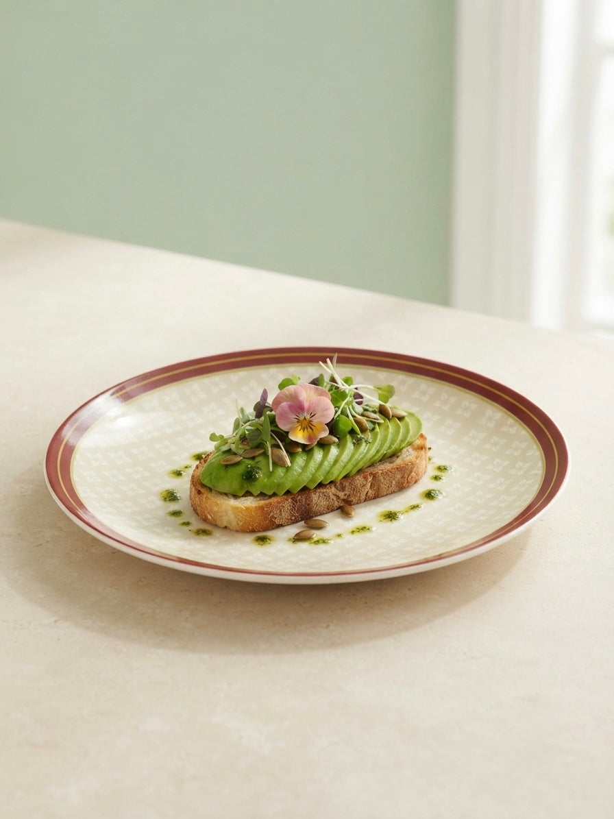 Thar Floral Quarter Plates, Pack of 2