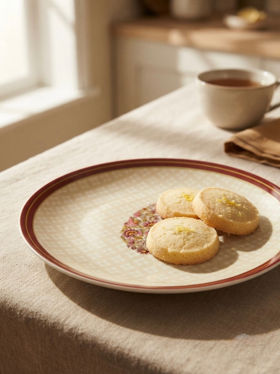 Thar Floral Quarter Plates, Pack of 2