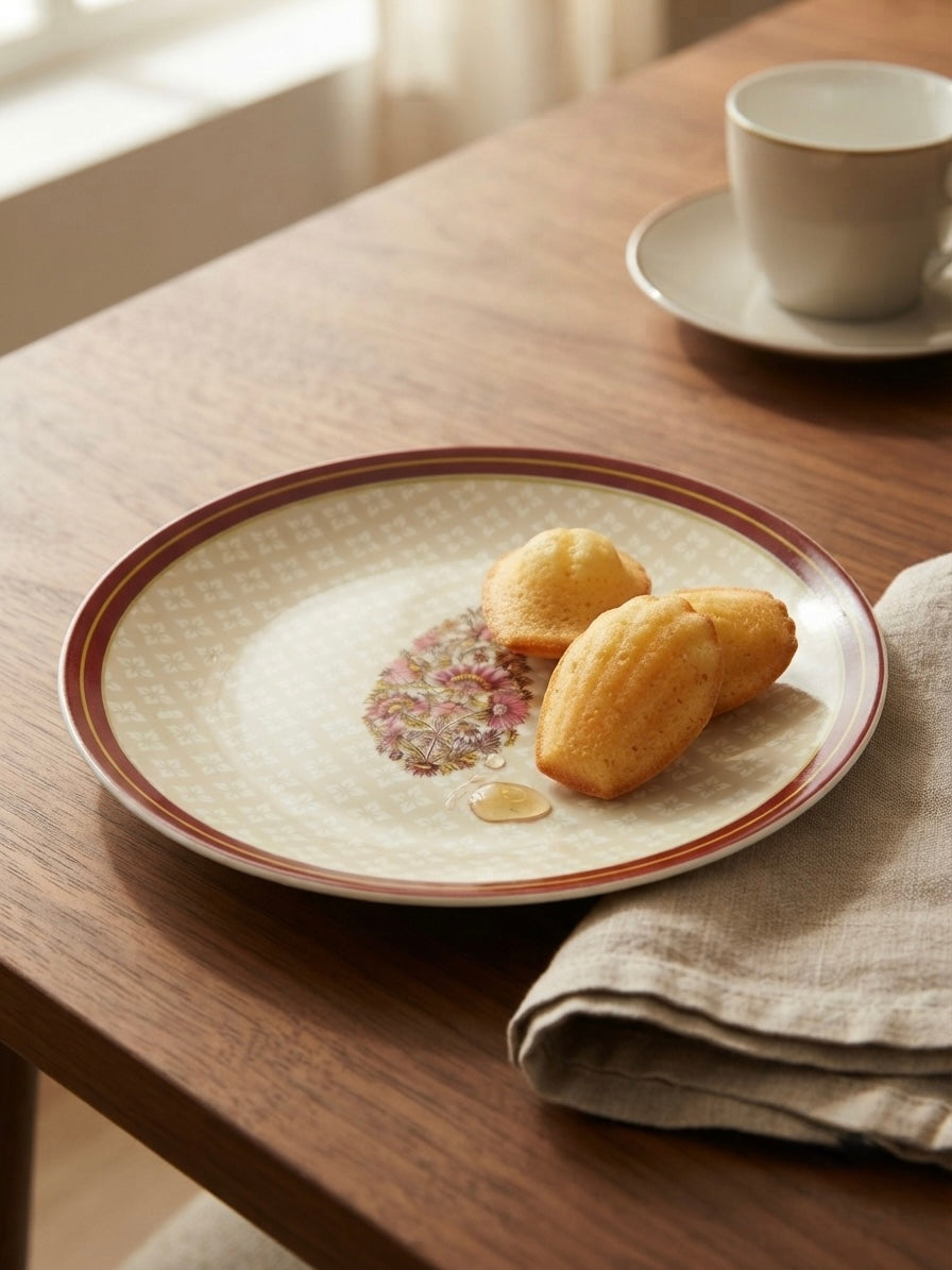 Thar Floral Quarter Plates, Pack of 2