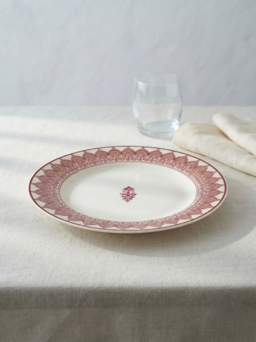 Thar Floral Full Plates, Pack of 2