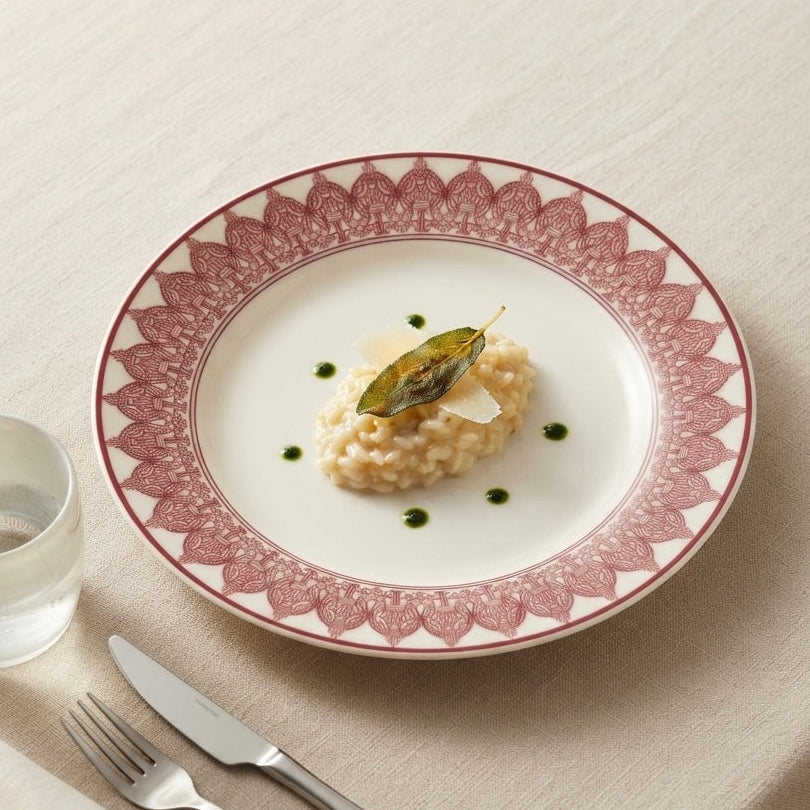 Thar Floral Full Plates, Pack of 2