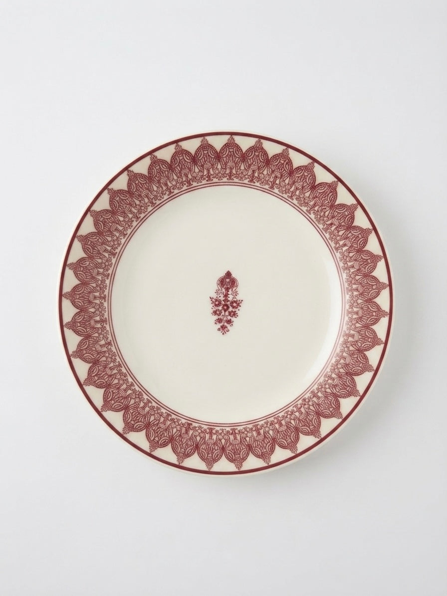Thar Floral Full Plates, Pack of 2