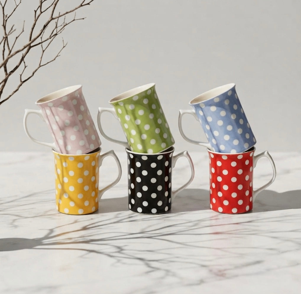 Dandy Lines Topaz Multicoloured Mug with Dots My Store