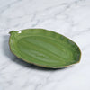 Large Tropic Leaf Platter (Pack of 1, Green) My Store