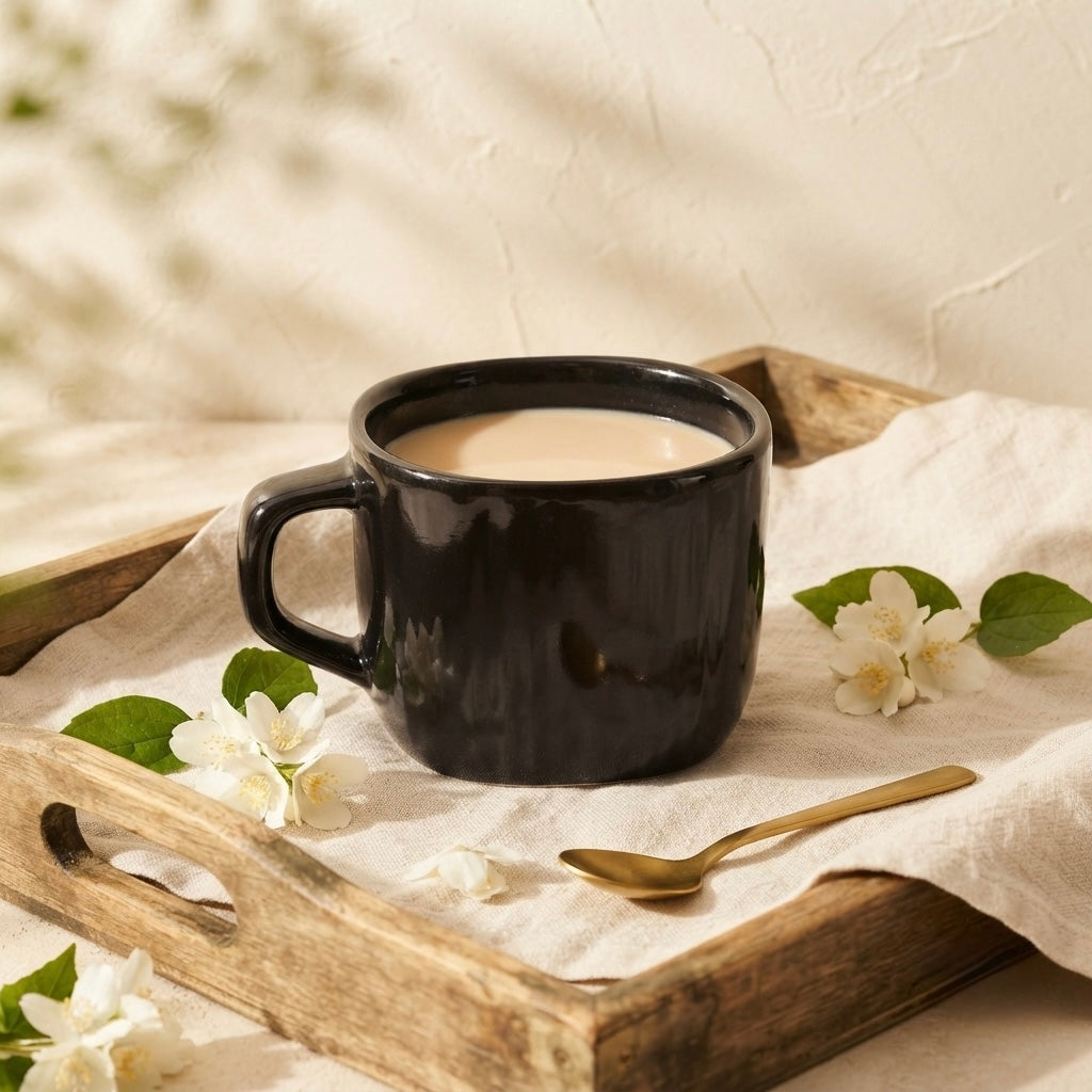 DATA Zen Coffee Mugs in Black, Set of 6 My Store
