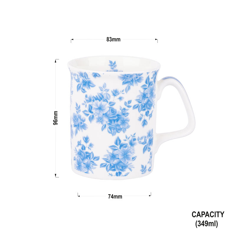 Marlborough Blue Garden Mug-milk mugs