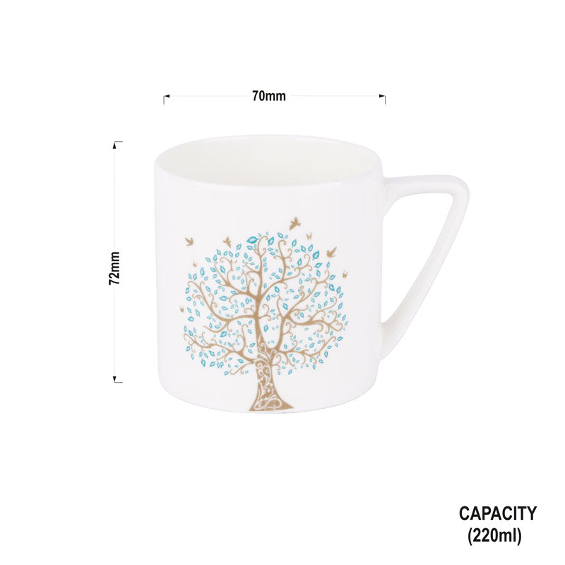 Puja with Good Luck Tree-stylish coffee mugs