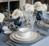 Platinum Line White Fine Bone China Dinner Set – 20 Pc My Store
