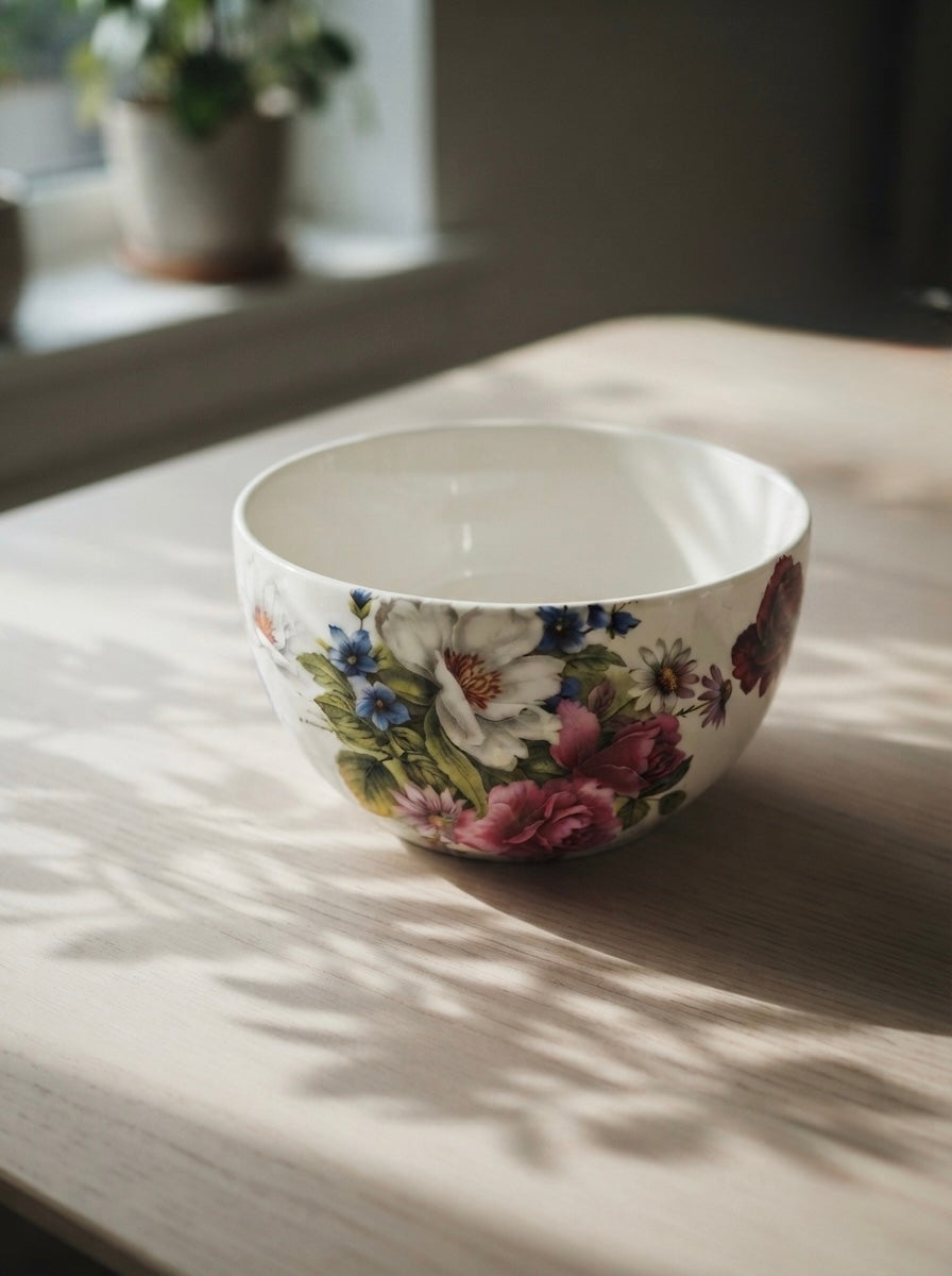 English Rose Veg Bowls, Pack of 6