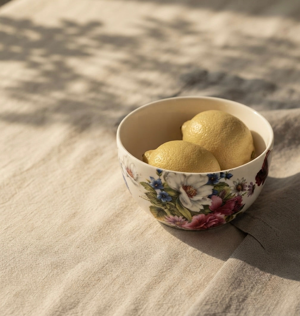 English Rose Veg Bowls, Pack of 6