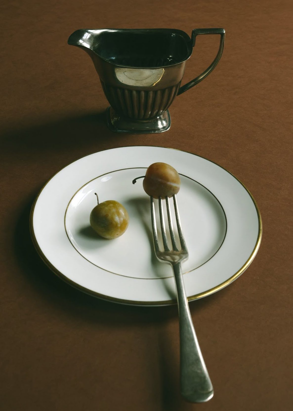 Dinner Set in Classic White with Pure Gold, Fine Bone China, Set of 20 pieces My Store