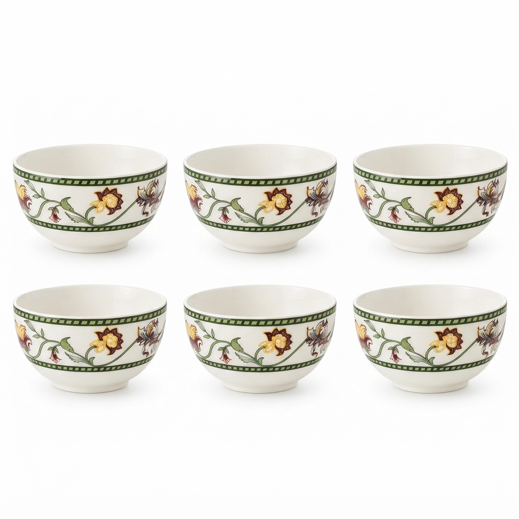 Heritage Veg Bowls, Pack of 6