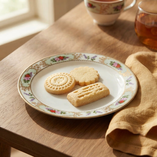 Jaipur Gold Quarter Plates, Set of 2, Pure Gold My Store