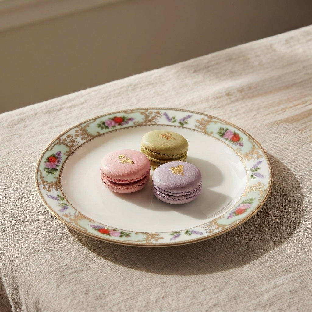 Jaipur Gold Quarter Plates, Set of 2, Pure Gold My Store