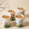 Panama Mug with Multiple Flowers-milk mugs My Store