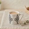 Puja Black and White Madrid (Coffee Mugs, Pack of 6) My Store