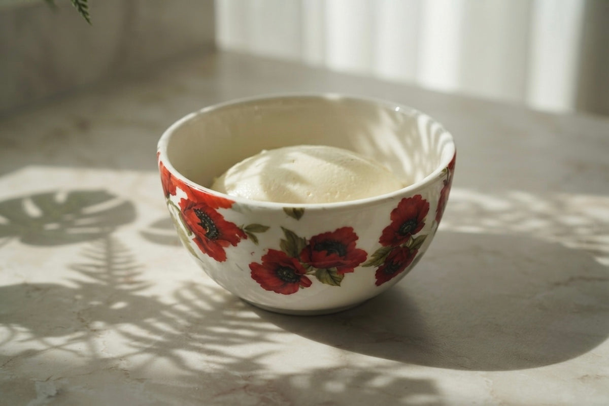 Red Poppy Veg Bowls, Pack of 6