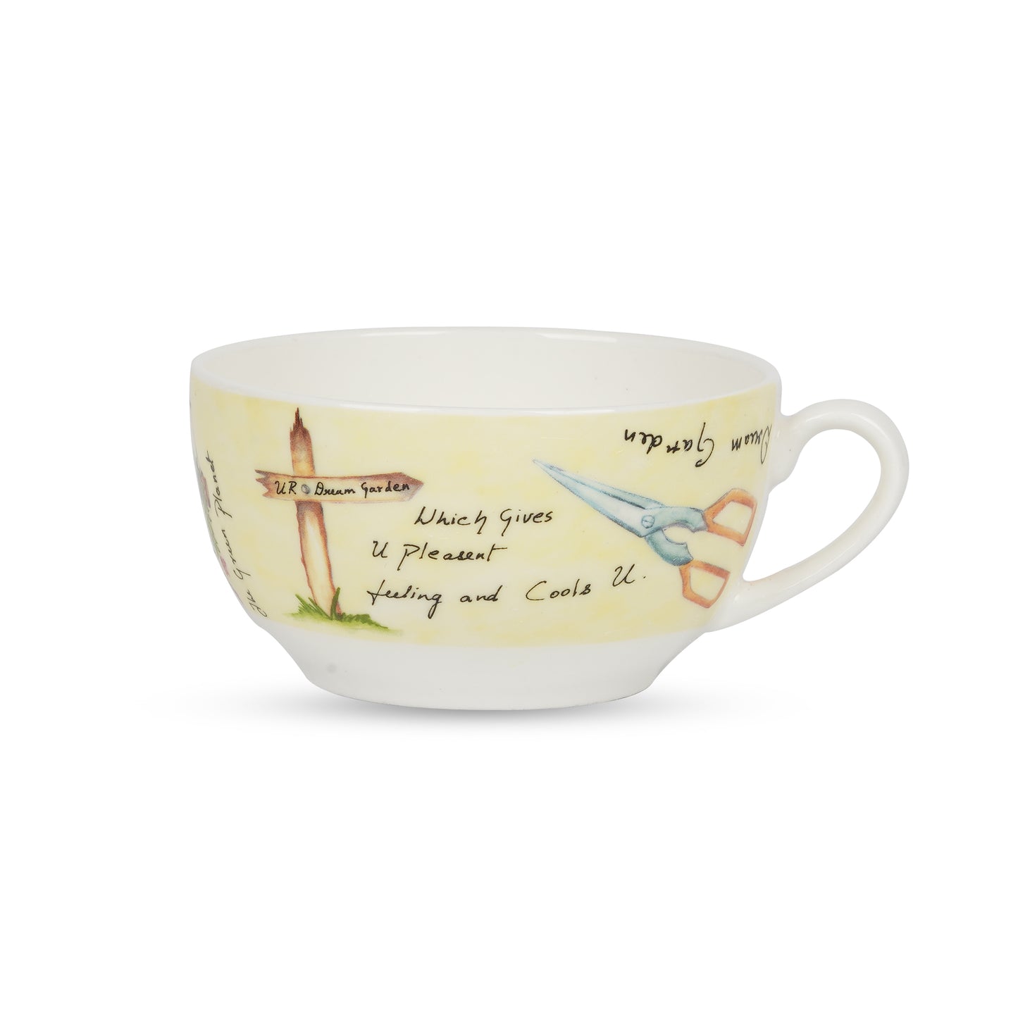 Tea for One Garden It in Yellow-collection tea cup My Store