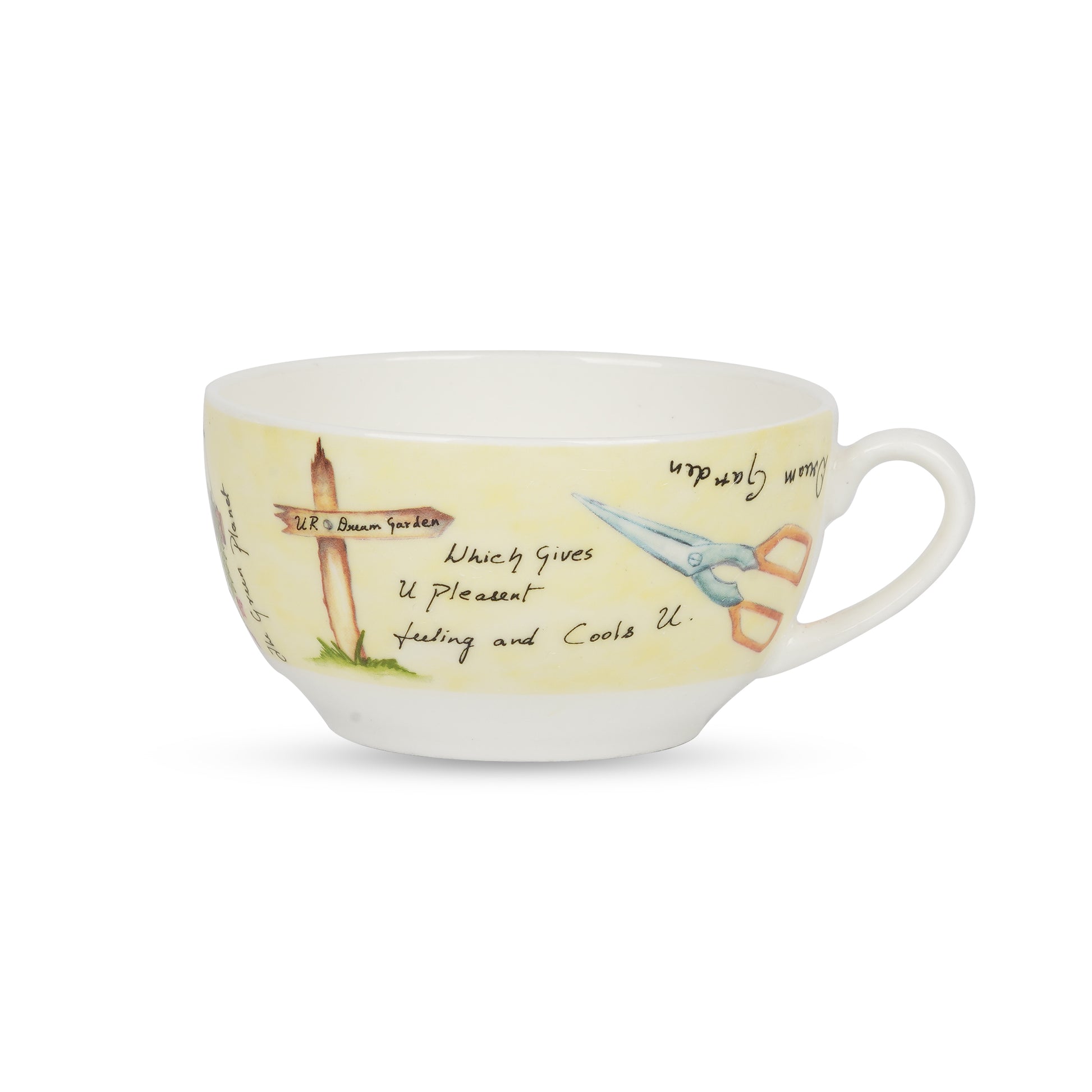 Tea for One Garden It in Yellow-collection tea cup My Store