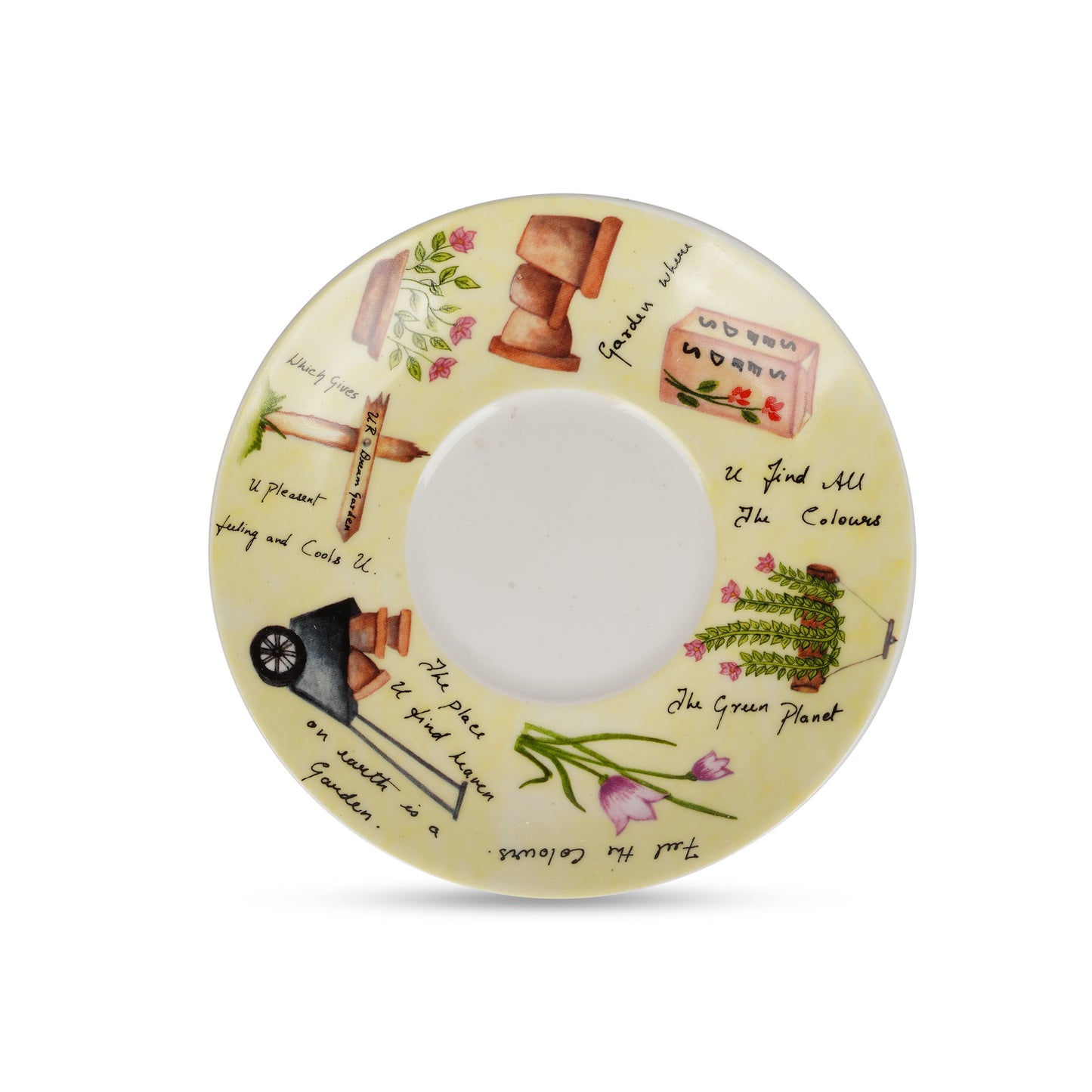 Tea for One Garden It in Yellow-collection tea cup My Store